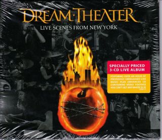 Dream Theater ‎live Scenes From York (3cd 2001),  Very Rare 9/11