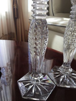 Waterford Bethany Crystal Candle Holder Set of 2 2