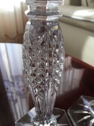 Waterford Bethany Crystal Candle Holder Set of 2 6