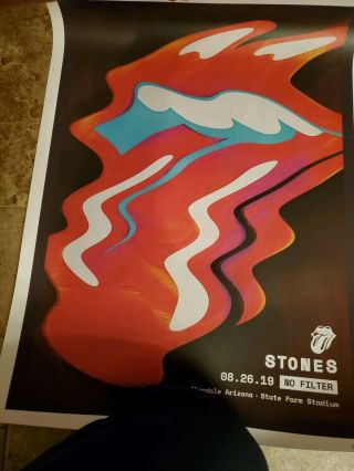 Rolling Stones Arizona Glendale No Filter Poster Limited 51/100