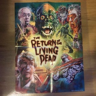 Rare Scream Factory Return Of The Living Dead 18 X 24 Poster Oop Came W Blu Ray