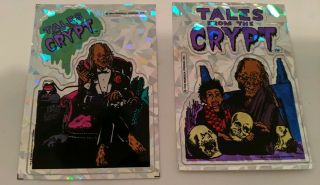 Tales From The Crypt 90s 2xdecal Sticker Crypt Keeper Prism Sticker Date Hotline
