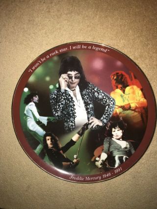 Freddie Mercury Memorabilia Plate