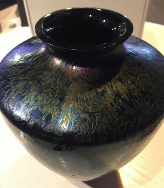 Vintage Loetz Style Iridescent Vase 3