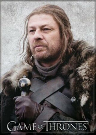 Game Of Thrones Ned Stark With Sword Photo Image Refrigerator Magnet