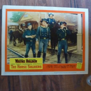 The Horse Soldiers John Wayne William Holden 1959 Lobby Card