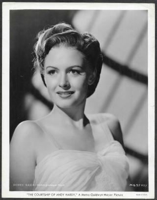 Donna Reed 1942 Mgm Promo Portrait Photo Courtship Of Andy Hardy
