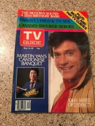 Rare Tv Guide Canada 1983 Bruce Cockburn Pamela Sue John James Of Dynasty