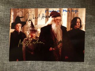 Alan Rickman Smith Harris Margolyes Harry Potter Autograph Signed 6x8 Photo