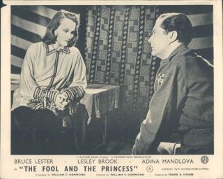 The Fool And The Princess British Lobby Card Bruce Lester Lesley Brooks