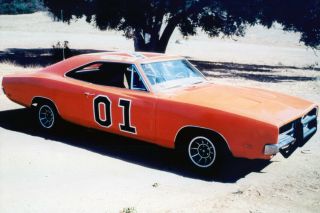 Dukes Of Hazzard 24x36 Poster General Lee Dodge Charger