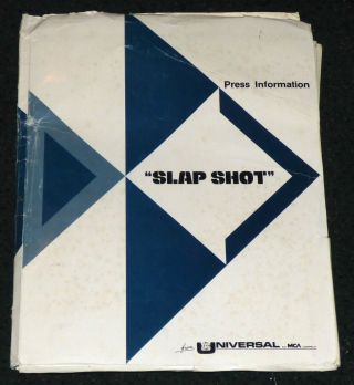 Slap Shot 1977 Movie Press Kit Paul Newman Hockey