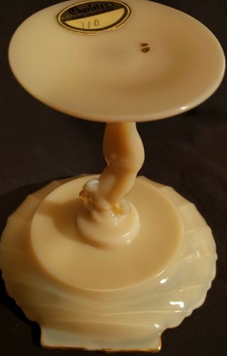Vintage Nude Statuesque Lady Cambridge Crown Tuscan Charleton Rose Compote 8