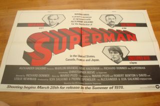 Superman 1978 Oscar Ad Marlon Brando,  Christopher Reeve & Bound For Glory