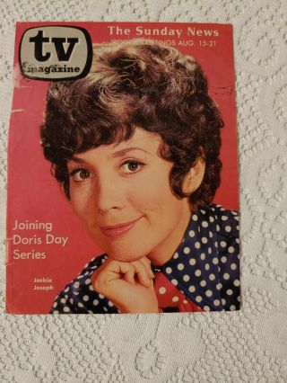 Vintage Jackie Joseph (from Doris Day) Tv Mag.  Photo 1970s - Fair Cond.  - Very Rare