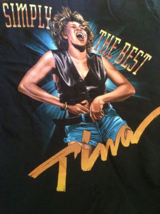 Vintage Tina Turner Tour 1993 Concert T - Shirt What 