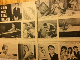 Luke Halpin,  Two Page Vintage Clipping