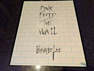 Pink Floyd " The Wall - Performed Live " Rare 1979 Tour Programme 24 Pages
