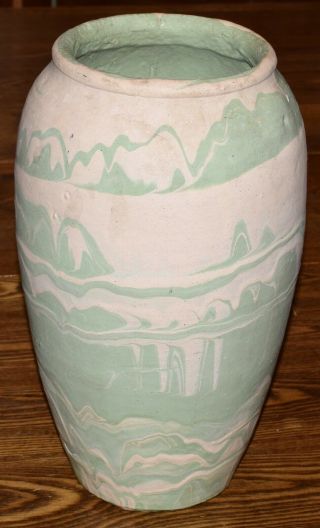 Nemadji Pottery Type Folk Art Ozark Roadside Tourist Vase Hollister MO H Horine 2