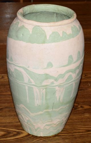 Nemadji Pottery Type Folk Art Ozark Roadside Tourist Vase Hollister MO H Horine 3