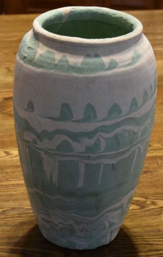 Nemadji Pottery Type Folk Art Ozark Roadside Tourist Vase Hollister MO H Horine 4