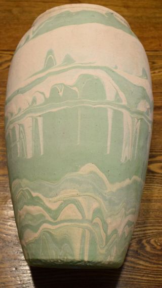 Nemadji Pottery Type Folk Art Ozark Roadside Tourist Vase Hollister MO H Horine 8
