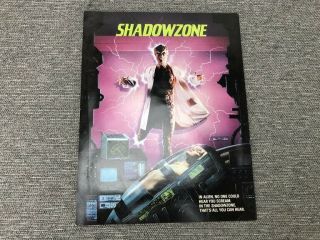 Shadowzone 1990 Horror Sci - Fi Movie Vhs/beta Movie Rental Store Announcement Ad