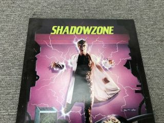 Shadowzone 1990 Horror Sci - Fi Movie VHS/Beta Movie Rental Store Announcement Ad 2