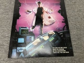 Shadowzone 1990 Horror Sci - Fi Movie VHS/Beta Movie Rental Store Announcement Ad 3