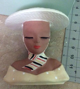 Vintage Lady Head Vase Conchita