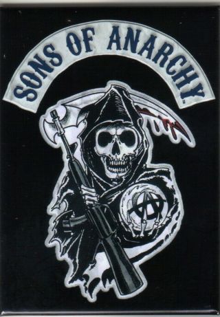 The Sons Of Anarchy Reaper Logo Refrigerator Magnet,