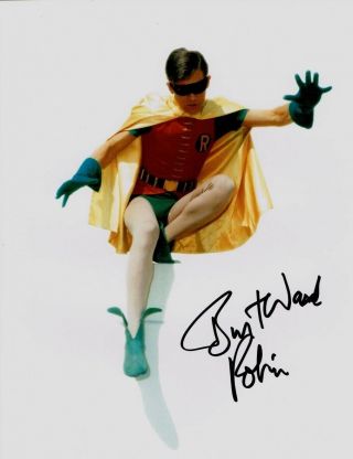 Burt Ward Hand Signed Autographed 8x10 Photo Batman Boy Wonder Robin Jumping Jsa