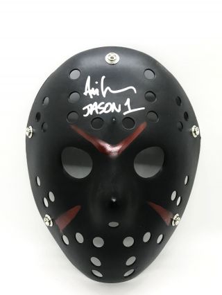 Ari Lehman Authentic Signed Jason Mask Autograph Friday The 13th Jsa