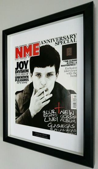 Ian Curtis - Joy Division - Framed Nme - Plaque - Certificate - - Rare