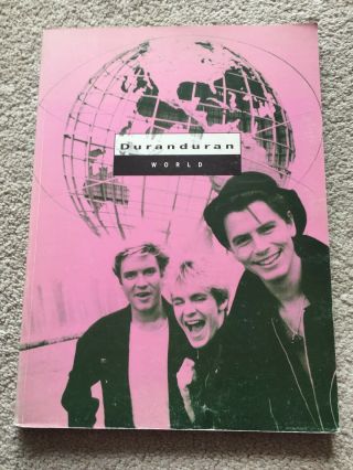 Rare Duran Duran World Tour Book 1988.  Black And White Photos