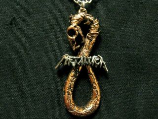 Metallica Official Vintage 1992 Pewter Necklace Pendant Uk Import Poker/alchemy