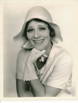 Fanny Brice Vintage 1930s Elmer Fryer Warner Bros Studio Portrait Photo