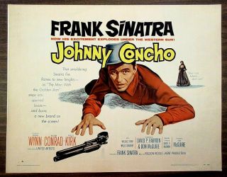 Johnny Concho (1956) Rolled 22x28 - Frank Sinatra / Phyllis Kirk / Keenan Wynn