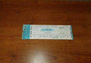 1973 Nov 22 The Who Concert Full Ticket La Forum Lynyrd Skynyrd Opening