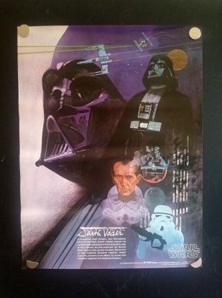 Star Wars Darth Vader Promotional Burger King Coca Cola 18x24 Movie Poster 1977