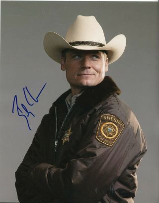 Bailey Chase Signed Longmire 8x10 Photo Deputy Branch Conally W/coa Sheriff 1