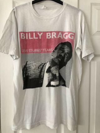 Billy Bragg Large T - Shirt Levi Stubbs Tears