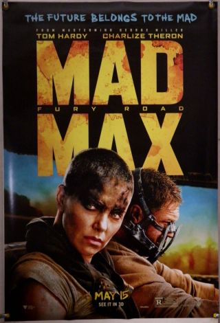 Mad Max Fury Road Ds Rolled Adv Orig 1sh Movie Poster Tom Hardy (2015)