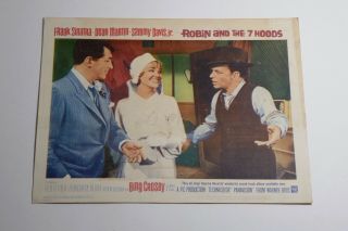 Robin And The 7 Hoods Lobby Card Movie Poster Bing Crosby Frank Sinatra Martin
