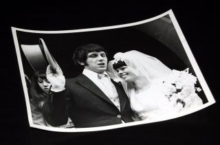1967 The Who John Entwistle Wedding Day Alison Wise Vintage 8x10 Press Photo