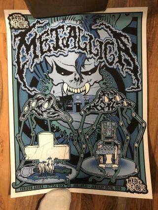 Metallica Little Rock Verizon Arena Poster Print Mark Devito Show Edition 