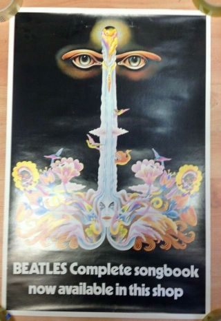 Promotional Poster For The Beatles Complete Songbook In 1983 By Alan Aldridge