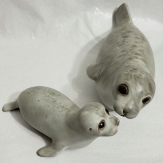 Andersen Design Art Studio Maine Pottery Seal Sea Lion Red Clay Figure Sculpture