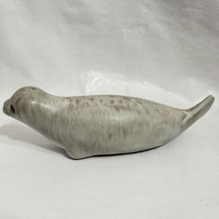 Andersen Design Art Studio Maine Pottery Seal Sea Lion Red Clay Figure Sculpture 2