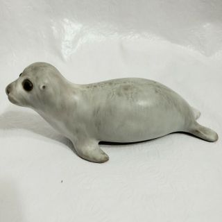 Andersen Design Art Studio Maine Pottery Seal Sea Lion Red Clay Figure Sculpture 8